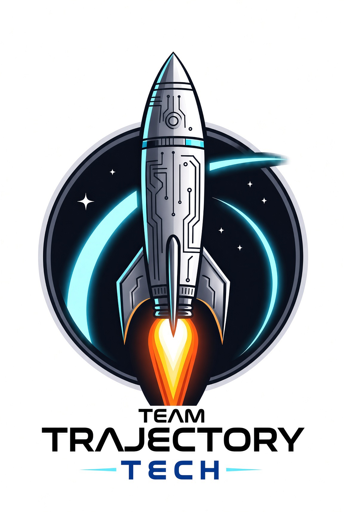 Team Trajectory Tech | Rocketry Club Logo